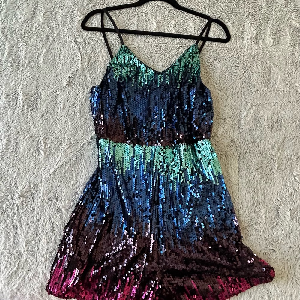 Sequined romper! Super cute! Size X-Large 12. Never worn.
